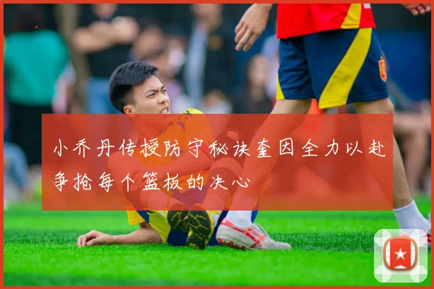 小乔丹传授防守秘诀奎因全力以赴争抢每个篮板的决心